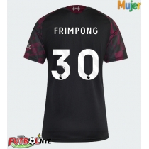 Camiseta Liverpool Jeremie Frimpong #30 Tercera Equipación para mujer 2026-27 manga corta